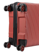 Cellini Pulse Carry On 4 Wheel Trolley Case Burnt Henna