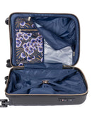 Cellini Pulse Large 4 Wheel Trolley Case Black and Gold