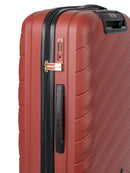 Cellini Pulse Large 4 Wheel Trolley Case 	Burnt Henna