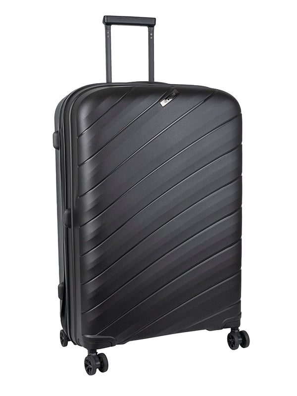 Cellini Pulse Large 4 Wheel Trolley Case Black