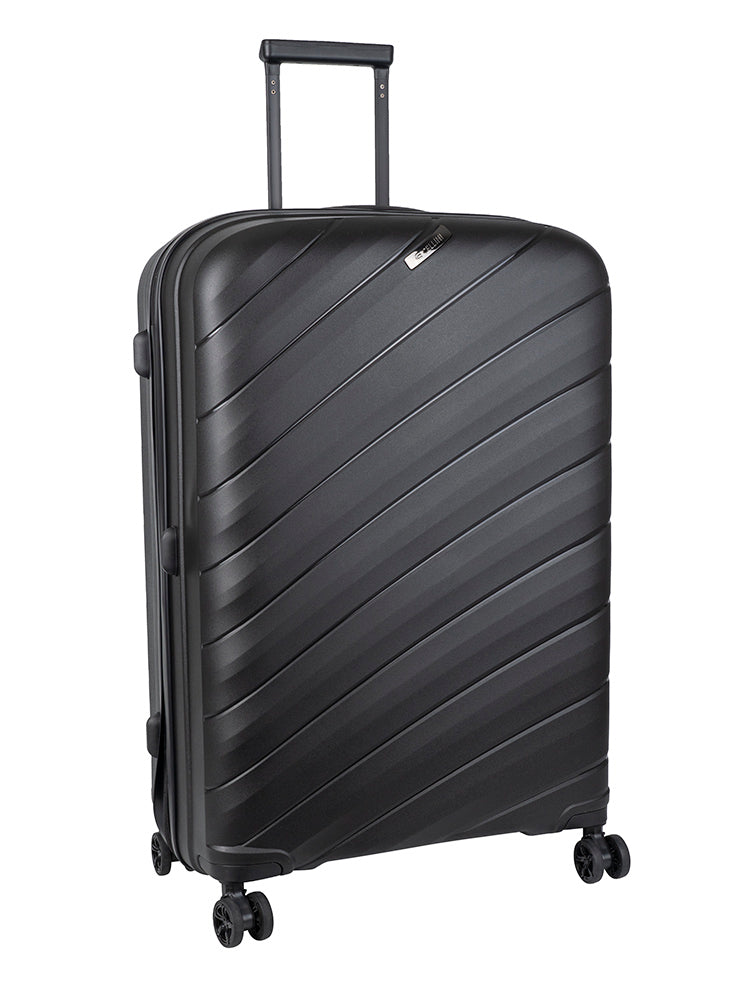 Cellini Pulse Medium 4 Wheel Trolley Case Black