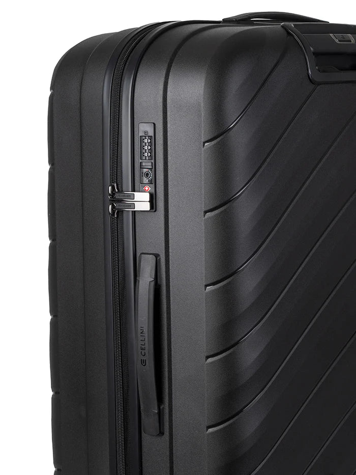 Cellini Pulse Travel 2 piece Large Set Black