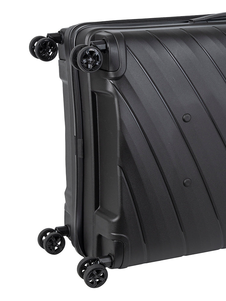 Cellini Pulse Large 4 Wheel Trolley Case Black
