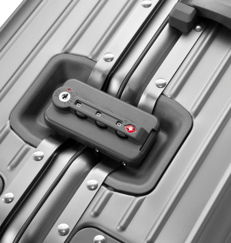 Evolution Vertigo Aluminium Medium Trolley Case Charcoal