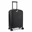 Cellini Pulse Large 4 Wheel Trolley Case Black and Gold