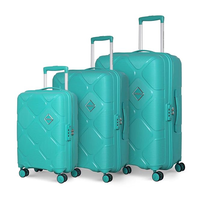 American Tourister Instavibe Polypropylene 3 Piece Green