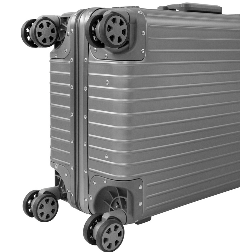 Evolution Vertigo Large Aluminium Trolley Case Charcoal