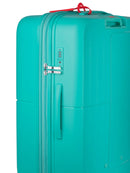 Cellini Cruze Large 4 Wheel Xpander Trolley Case Aqau Green