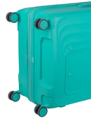 Cellini Cruze Large 4 Wheel Xpander Trolley Case Aqau Green