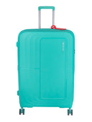 Cellini Cruze Large 4 Wheel Xpander Trolley Case Aqau Green