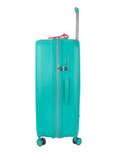 Cellini Cruze Large 4 Wheel Xpander Trolley Case Aqau Green