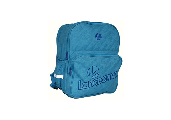 Longboard 3 Division Compartment School Bag/Backpack Aqua