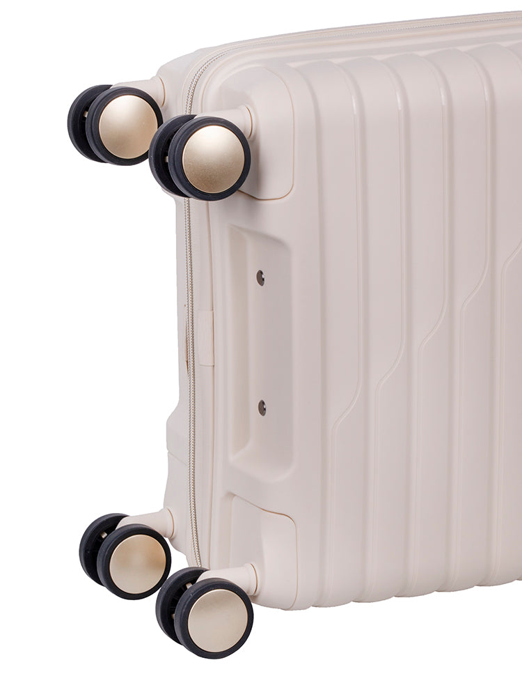 Cellini Allure Hardshell 4 Wheel Carry On Trolley White