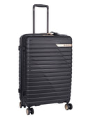 Cellini Allure Hardshell Medium 4 Wheel Trolley Case Black