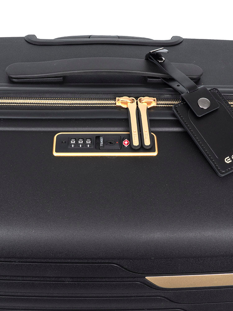 Cellini Allure Hardshell Large 4 Wheel Trolley Case Black