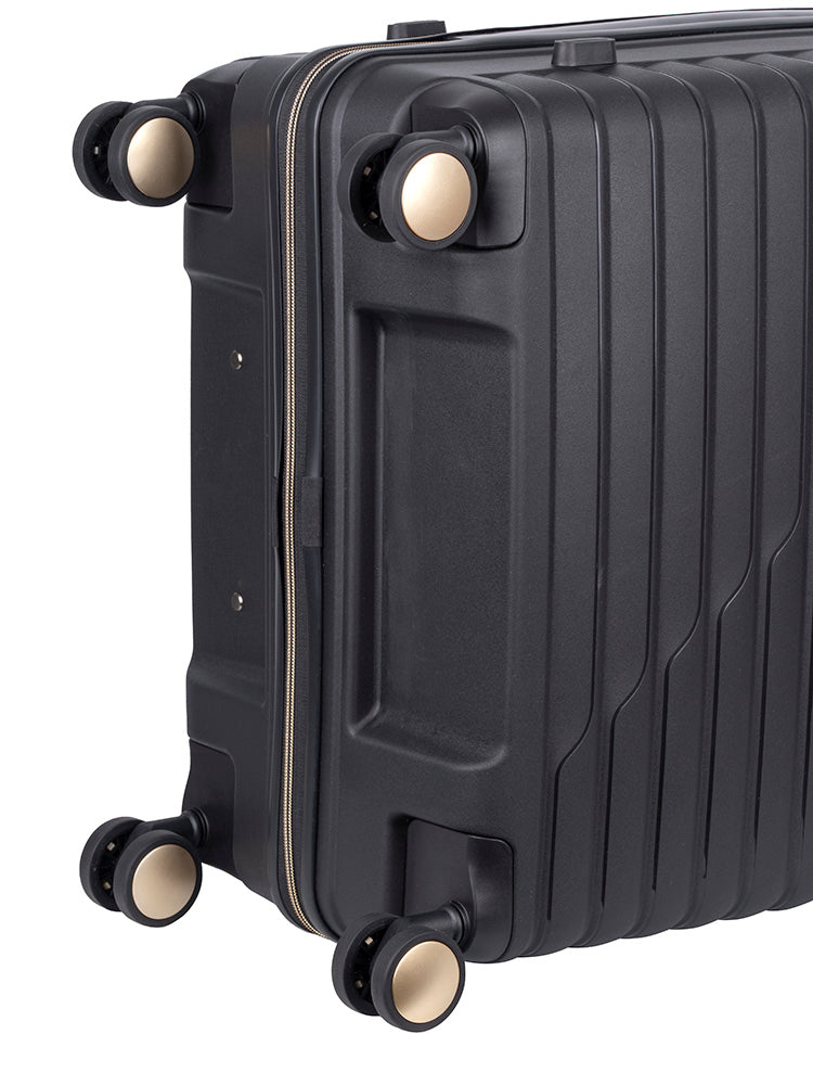 Cellini Allure Hardshell Large 4 Wheel Trolley Case Black