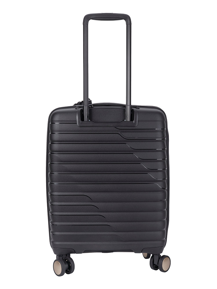 Cellini Allure Hardshell 4 Wheel Carry On Trolley Black