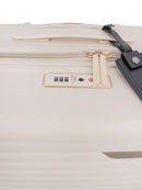 Cellini Allure Hardshell Medium 4 Wheel Trolley Case White