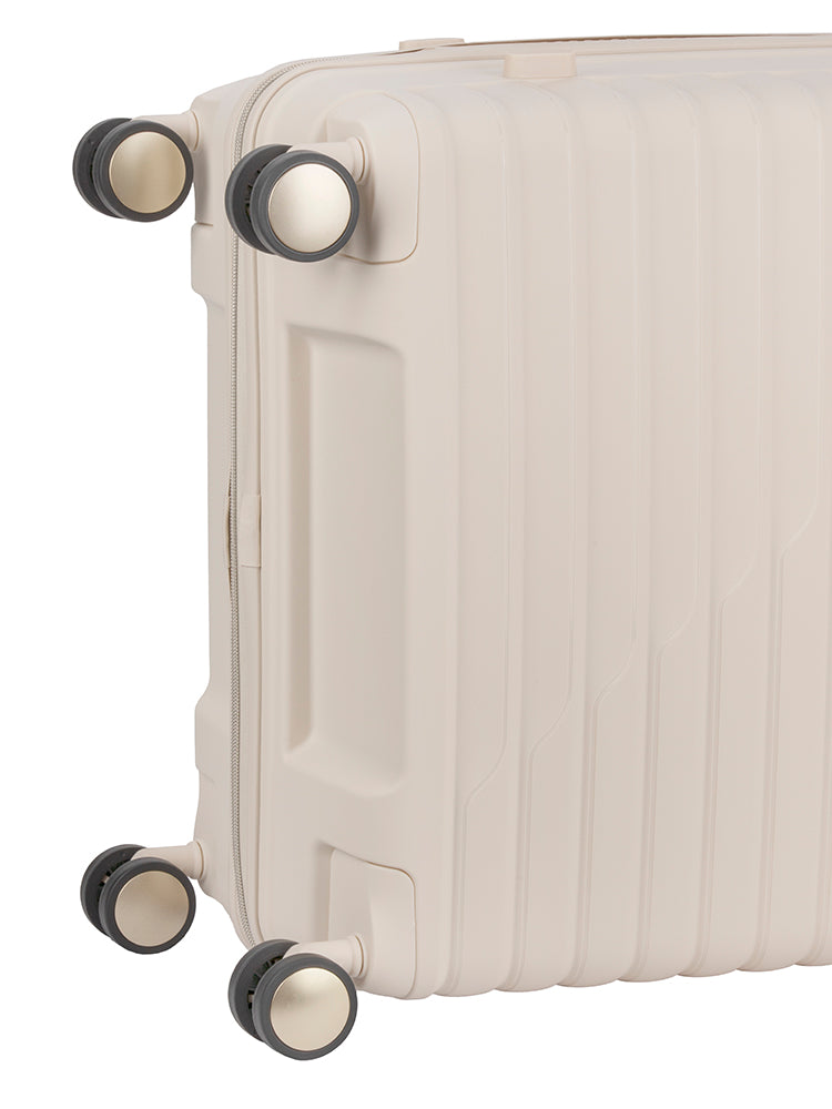 Cellini Allure Hardshell Large 4 Wheel Trolley Case White