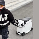 Evolution Panda Ride-On Trolley Suitcase Black