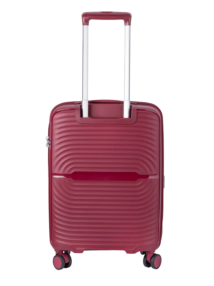 Cellini Sonic Carry On 4 Wheel Trolley Burgundy