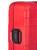Cellini Safetech Large 75cm 4 Wheel Trolley Case Red