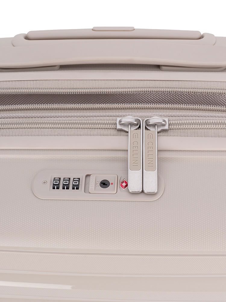 Cellini Nitro 4 Wheel Carry On Trolley Case Pumice Stone