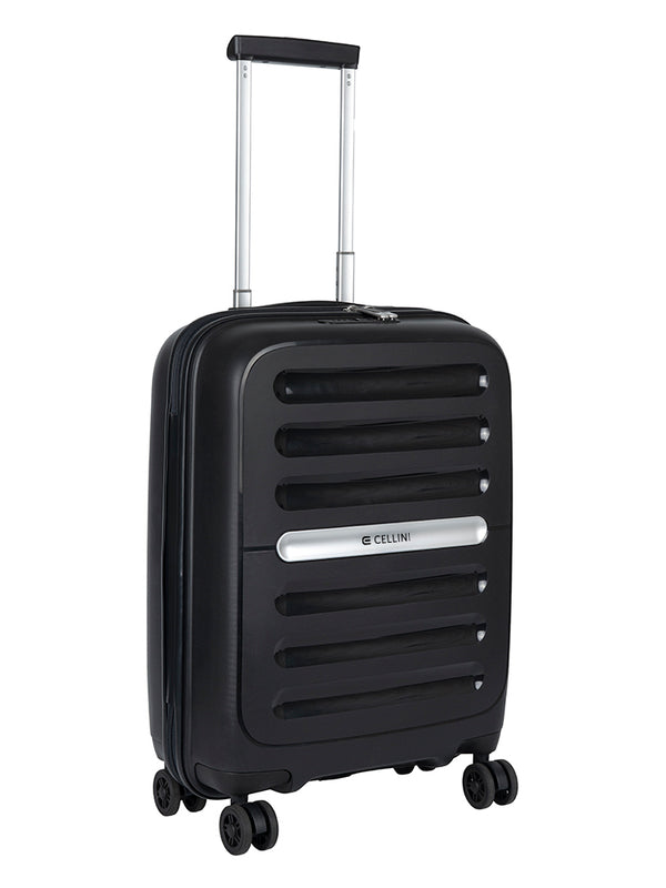 Cellini Nitro 4 Wheel Carry On Trolley Case Black