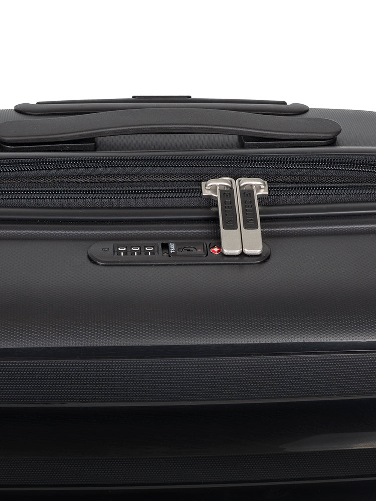 Cellini Nitro Medium 4 Wheel Trolley Case Black