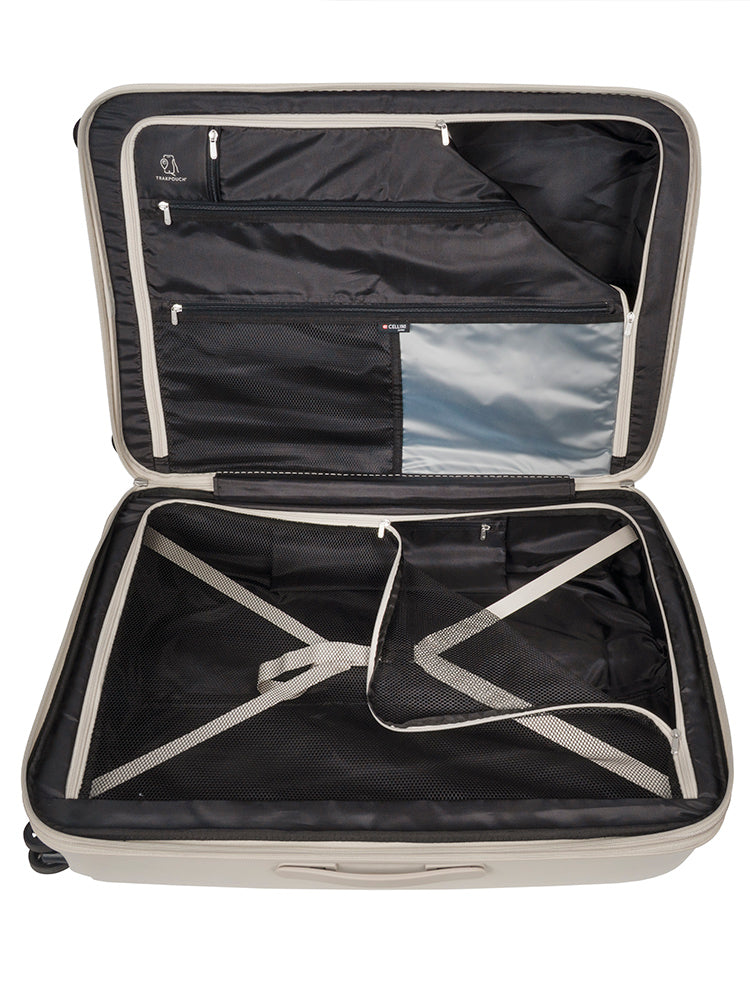 Cellini Nitro Large 4 Wheel Trolley Case Pumice Stone