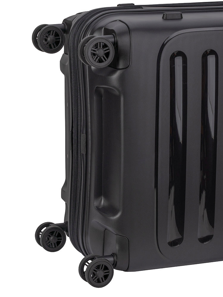 Cellini Nitro Large 4 Wheel Trolley Case Black