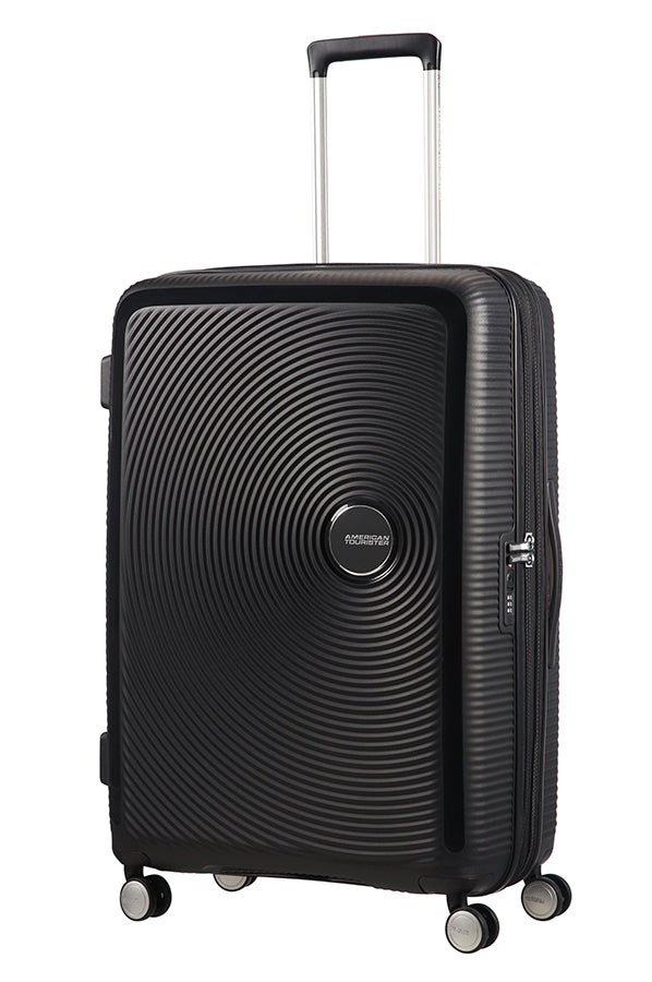 American Tourister Soundbox 4-wheel 77cm large Spinner Expandable suitcase Black