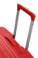 American Tourister Soundbox 4-wheel 77cm large Spinner Expandable suitcase Coral Red