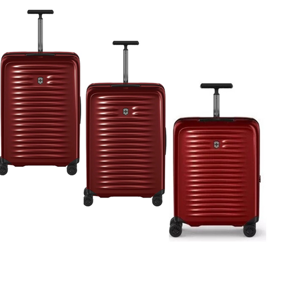 Victorinox Airox 3 Piece Luggage Set Dark Red