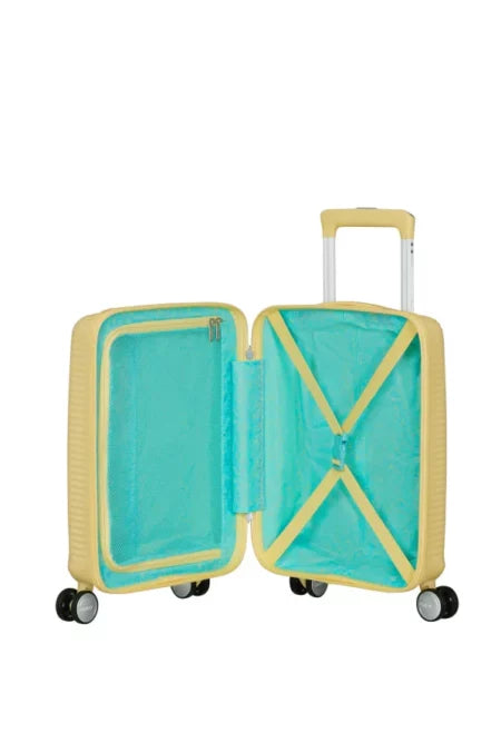 American Tourister Soundbox Mini Spinner 47cm Pastel Yellow