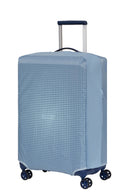 American Tourister Luggage Cover Medium Stone Blue / Blue