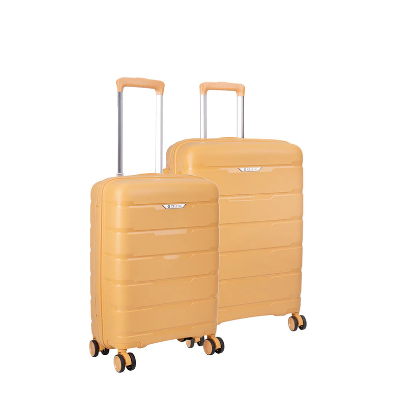 Cellini Rapido 2 Piece Medium Travel Set Yellow