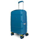 BG Berlin Zip2 3-Piece Set (55,69,81CM) Petrol Blue With Free Large Luggage Glove