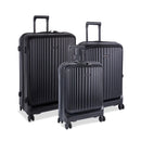 Cellini Tri Pak 3 Piece Travel Luggage Set Black