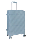 ELLE Medium 4 Wheel Trolley Case Pastel Blue