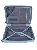 ELLE Medium 4 Wheel Trolley Case Pastel Blue