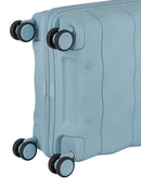 ELLE 4 Wheel Carry On Trolley Case Pastel Blue