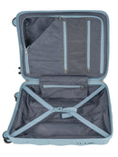 ELLE 4 Wheel Carry On Trolley Case Pastel Blue