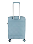 ELLE 4 Wheel Carry On Trolley Case Pastel Blue