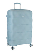 ELLE Large 4 Wheel Trolley Case Pastel Blue