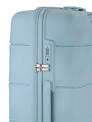 ELLE Large 4 Wheel Trolley Case Pastel Blue