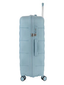 ELLE Large 4 Wheel Trolley Case Pastel Blue