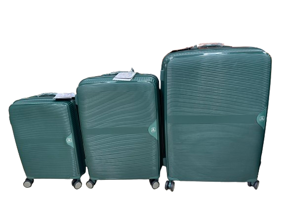 Evolution Clifton 3-Piece Spinner Luggage Set Racing Green