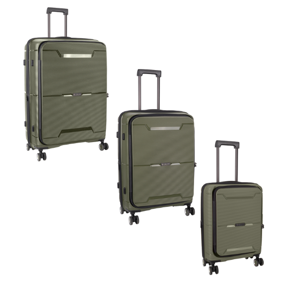 Cellini IPAK 3 Piece Luggage Set – Coral
