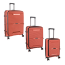 Cellini IPAK 3 Piece Luggage Set – Coral
